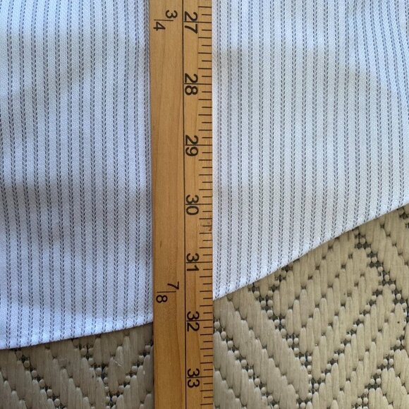 Charles Tyrwhitt Cotton Slim Fit Button Up Dress Shirt 16/35 Gray FRENCH CUFF - Picture 7 of 8